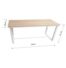 Mesa Despacho, oficina, escritorio, ordenador 120cm modelo Sintra